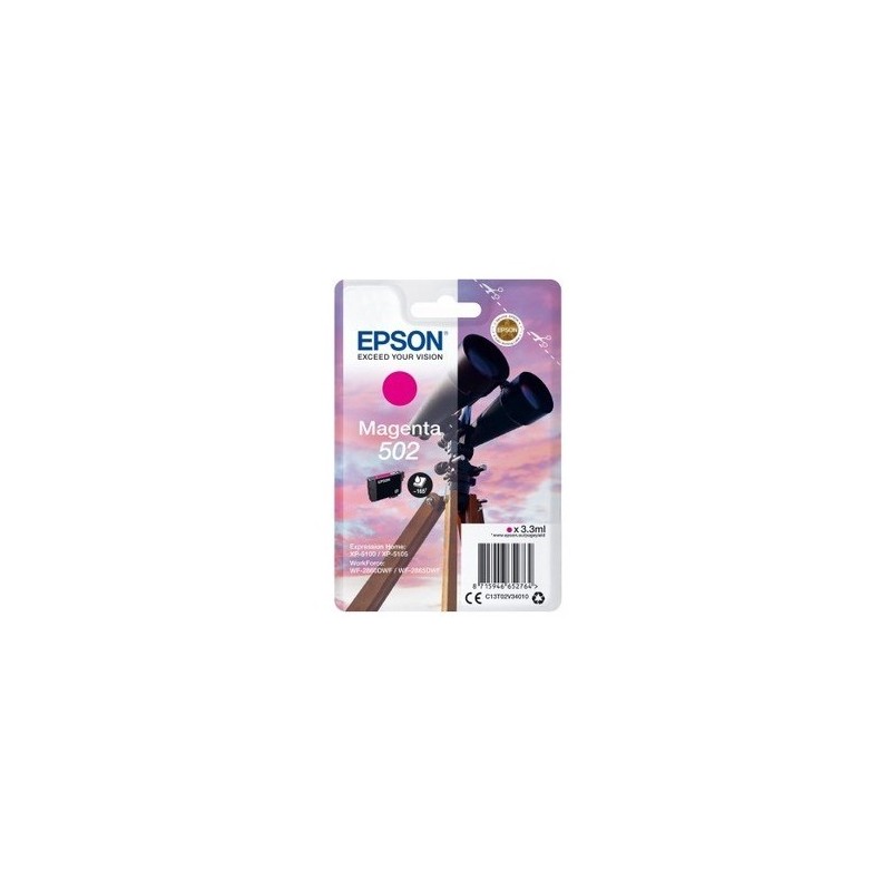 CARTUCCIA ORIGINALE C13T02V34010 BINOCOLO 502 MAGENTA SURECOLOR B6000 SCF6070