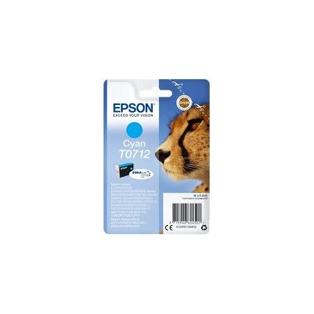 CARTUCCIA ORIGINALE EPSON STYLUS D78 DX4000 T0712 T0892 CIANO C13T07124012