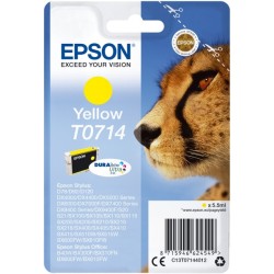 CARTUCCIA ORIGINALE EPSON STYLUS D78 DX4000 T0714 T0894 GIALLO C13T07144012