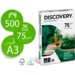RISMA CARTA A3 UNIVERSAL DISCOVERY 75 BIANCO 75GR 500 FOGLI FSC € 10,77 CAD