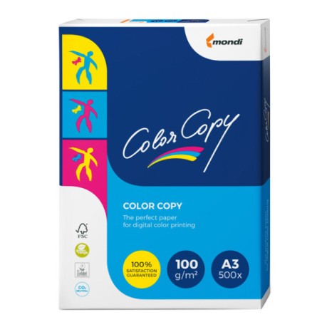 RISMA CARTA A3 COLORY COPY MONDI BIANCO 100GR 500 FOGLI FSC