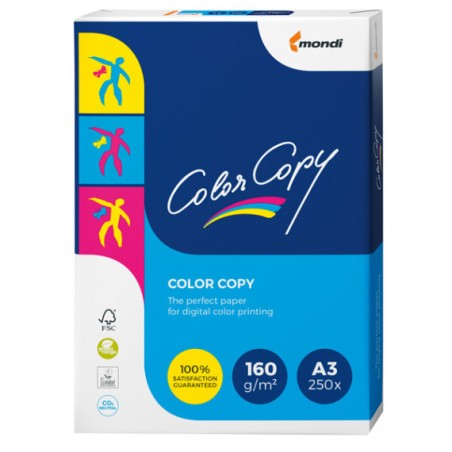 RISMA CARTA A3 COLORY COPY MONDI BIANCO 160GR 250 FOGLI FSC
