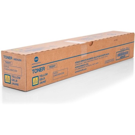 TONER ORIGINALE KONICA MINOLTA BIZHUB C208 C308 C368 TN324 TN-324Y GIALLO