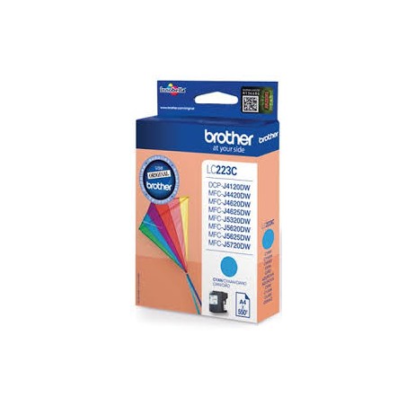 CARTUCCIA ORIGINALE BROTHER LC-223 CIANO LC223C MFC-J 4420DW
