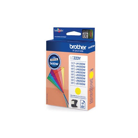 CARTUCCIA ORIGINALE BROTHER LC-223 GIALLO LC223Y MFC-J 4420DW