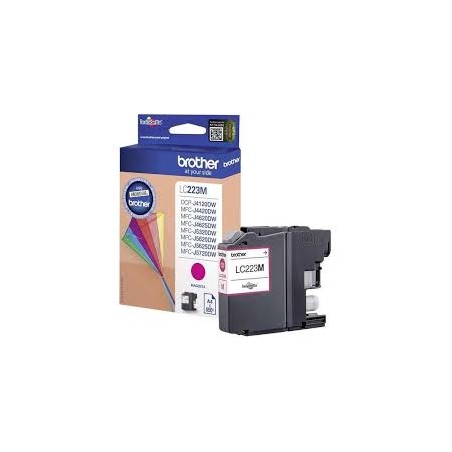 CARTUCCIA ORIGINALE BROTHER LC-223 MAGENTA LC223M MFC-J 4420DW