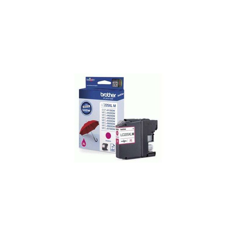 CARTUCCIA ORIGINALE BROTHER LC-225 XL MAGENTA LC225 XL MFC-J4420DW