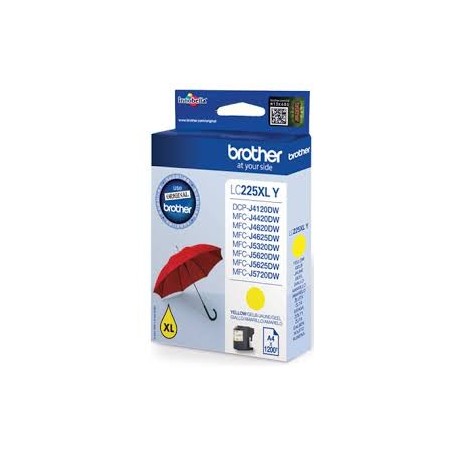CARTUCCIA ORIGINALE BROTHER LC-225XL LC225 XL GIALLO MFC-J 4420DW