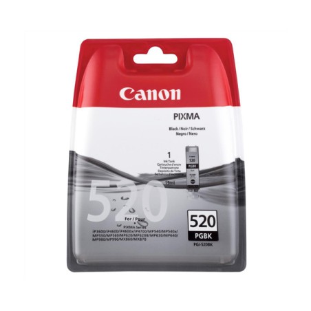 CARTUCCIA ORIGINALE CANON IP3600 PGI520BK PGI-520BK MP540 NERO 2932B001