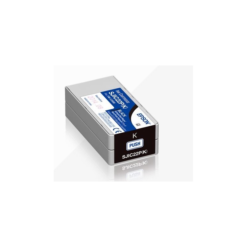 CARTUCCIA ORIGINALE EPSON SJIC22P(K) NERA COLORWORKS TM C3500 C33S020601