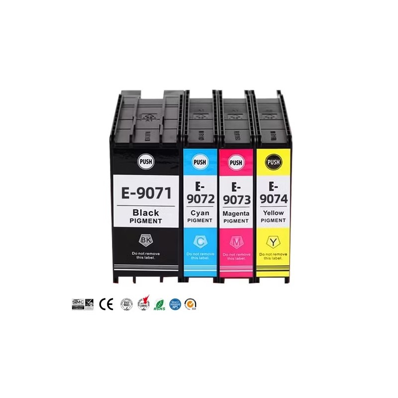 CARTUCCIA COMPATIBILE EPSON T9072 C13T907240 CIANO Workforce Pro WF-6090 WF-6590 7K