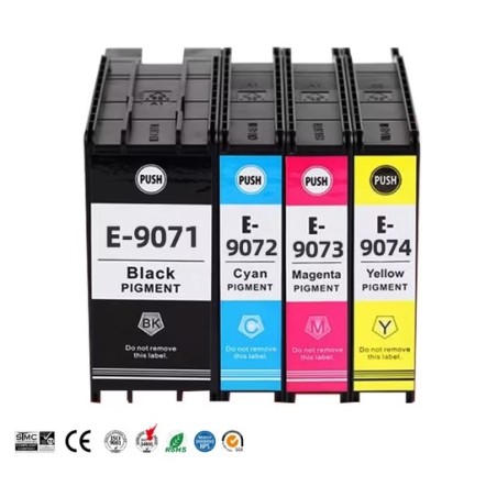 CARTUCCIA COMPATIBILE EPSON T9074 C13T907440 GIALLO Workforce Pro WF-6090 WF-6590 7K