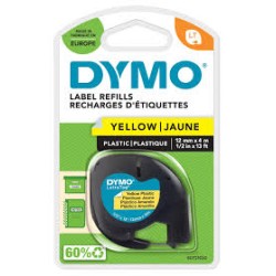 NASTRO ORIGINALE DYMO LETRATAG S0721620 D1 91202 Larghezza 12 mm x 4 metri