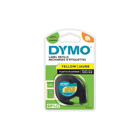 NASTRO ORIGINALE DYMO LETRATAG S0721620 D1 91202 Larghezza 12 mm x 4 metri