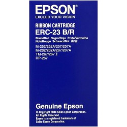 NASTRO MATRICE DI PUNTI ORIGINALE Nero Rosso EPSON ERC23 Canon TX 50III C43S015362