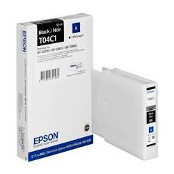 CARTUCCIA ORIGINALE PIGMENTATO EPSON T04C1 C13T04C140 C13T04C14N NERO Workforce Pro C8190