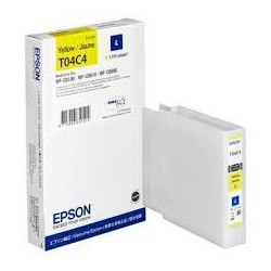 CARTUCCIA ORIGINALE PIGMENTATO EPSON T04C4 C13T04C440 C13T04C44N GIALLO Workforce Pro C8190