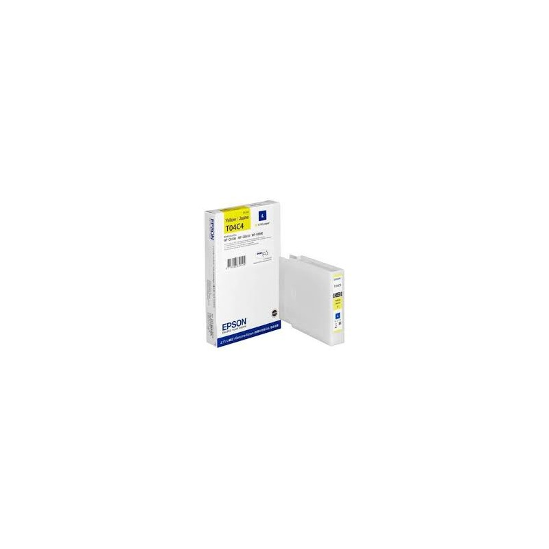 CARTUCCIA ORIGINALE PIGMENTATO EPSON T04C4 C13T04C440 C13T04C44N GIALLO Workforce Pro C8190