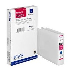 CARTUCCIA ORIGINALE PIGMENTATO EPSON T04C3 C13T04C340 C13T04C34N MAGENTA Workforce Pro C8190