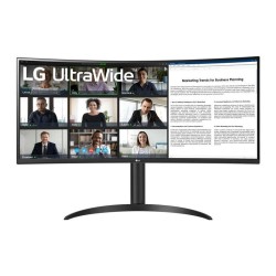 MONITOR ULTRAWIDE CURVO LG 34" LED VA 34WR55QK-B WQHD curvo 100Hz - Tempo di risposta 5ms Angolo di visione 178°
