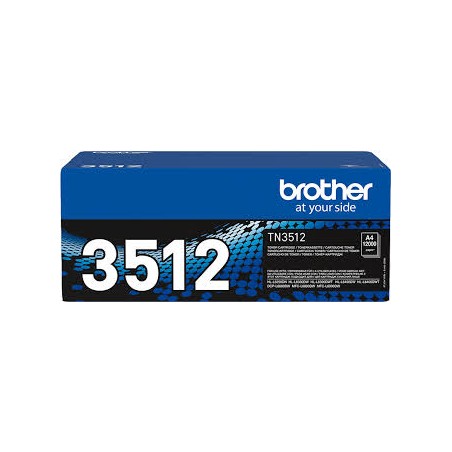 TONER ORIGINALE BROTHER TN3512 TN-3512 NERO HL L6250 L6300 12K