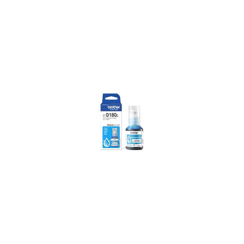 INCHIOSTRO ORIGINALE BROTHER BTD180C CIANO DCP T 780 DW  5K