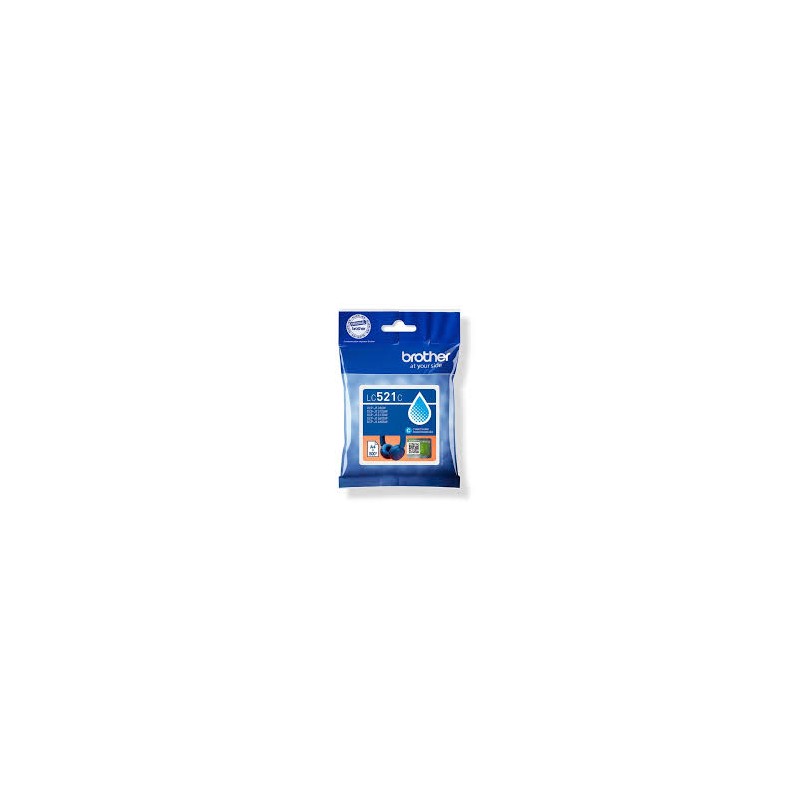 CARTUCCIA INCHIOSTRO ORIGINALE LC521C LC-521C CIANO DCP J1260W