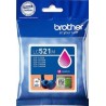 CARTUCCIA INCHIOSTRO ORIGINALE LC521M LC-521M MAGENTA DCP J1260W