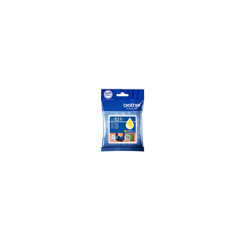 CARTUCCIA INCHIOSTRO ORIGINALE LC521Y LC-521Y GIALLO DCP J1260W