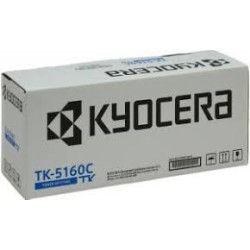 TONER ORIGINALE KYOCERA 1T02NTCNL0 TK5160C TK-5160C CIANO Ecosys P7040cdn