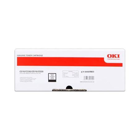 TONER ORIGINALE OKI 44469803 NERO C310 C510 MC351 MC361 3.5K