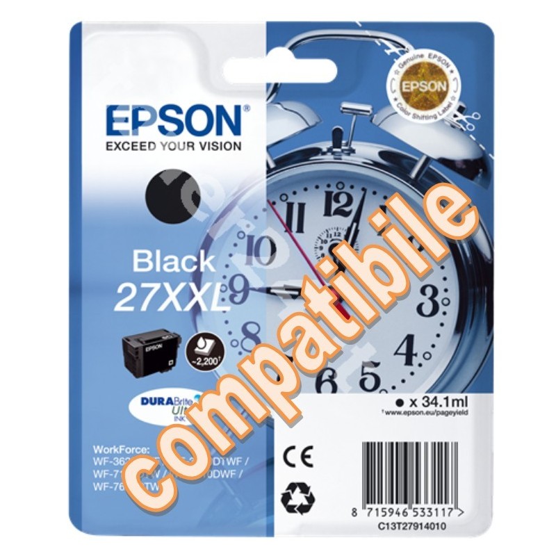 EPSON XP30 102 202 205 302 305 402 405 Black