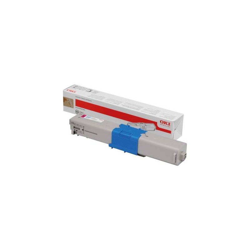 TONER ORIGINALE OKI C310 C510 MC351 MC361 MAGENTA 44469705 2K