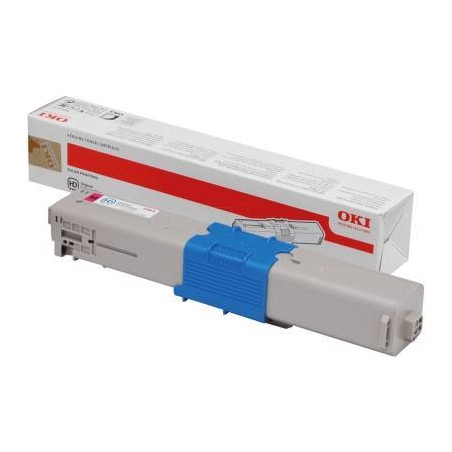 TONER ORIGINALE OKI C310 C510 MC351 MC361 MAGENTA 44469705 2K