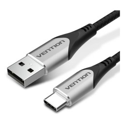 Cavo Vention USB-A maschio a USB-C maschio 3A 60W 480Mbps - 0,25m - Colore grigio