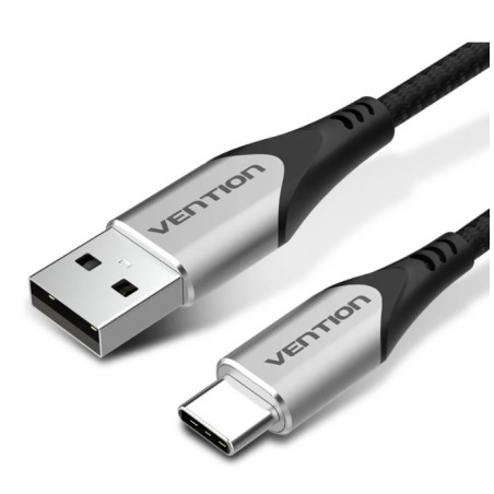 Cavo Vention USB-A maschio a USB-C maschio 3A 60W 480Mbps - 0,25m - Colore grigio