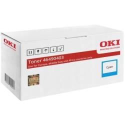 TONER ORIGINALE OKI 46490403 C532 C542 1.5K CIANO