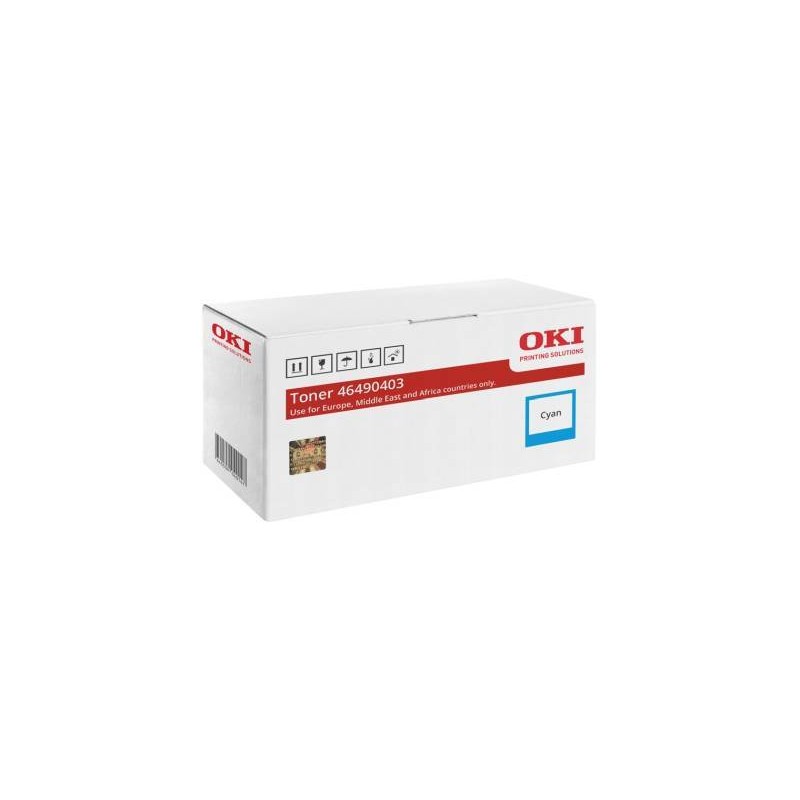 TONER ORIGINALE OKI 46490403 C532 C542 1.5K CIANO