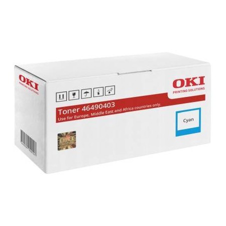 TONER ORIGINALE OKI 46490403 C532 C542 1.5K CIANO