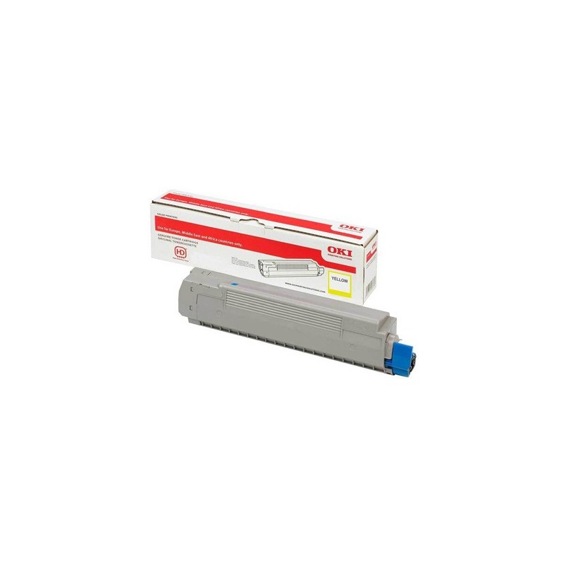 TONER ORIGINALE OKI 46490401 C532 C542 1.5K GIALLO