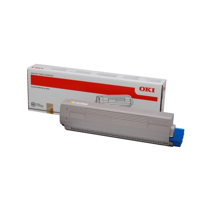 TONER ORIGINALE OKI 44844613 C822 GIALLO 7.3K