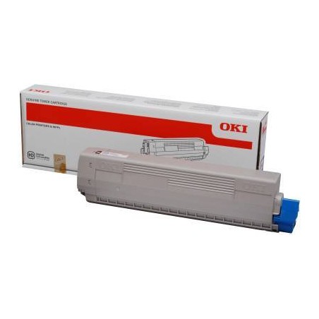 TONER ORIGINALE OKI 44844616 C822 NERO 7.3K