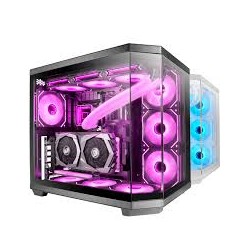 CASE MARS Gaming CUSTOM MC-3TCORE Triplo vetro temperato Supporta 10 ventole