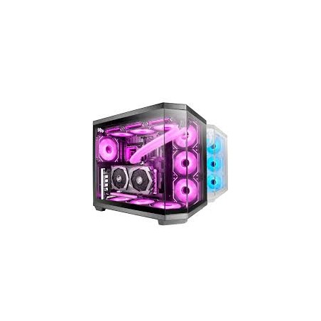 CASE MARS Gaming CUSTOM MC-3TCORE Triplo vetro temperato Supporta 10 ventole