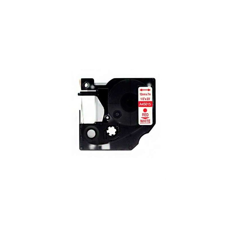 NASTRO COMPATIBILE DYMO LETRATAG S0720550 D1 45015 Larghezza 12MM 7MT DYR-45015