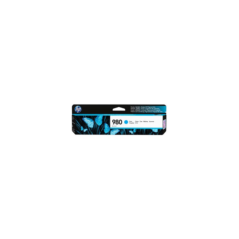 CARTUCCIA ORIGINALE HP OfficeJet Enterprise Color Flow X 585 D8J07A 980XL CIANO