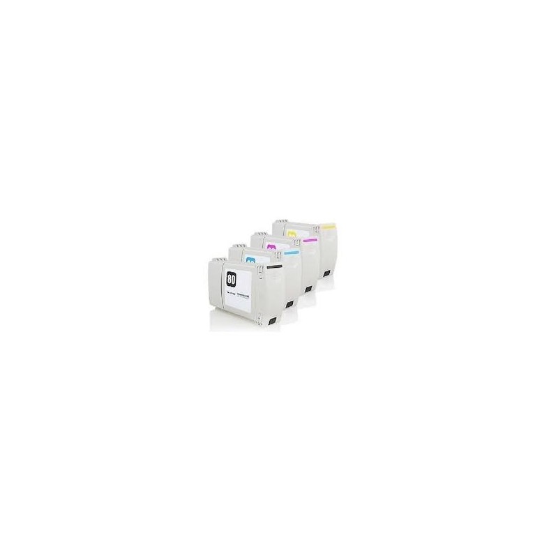 CARTUCCIA COMPATIBILE HP 80 C4848A GIALLO HP DesignJet 1050 C
