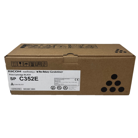 TONER ORIGINALE RICOH NERO SP-C352E 407383 408215 SP C352E
