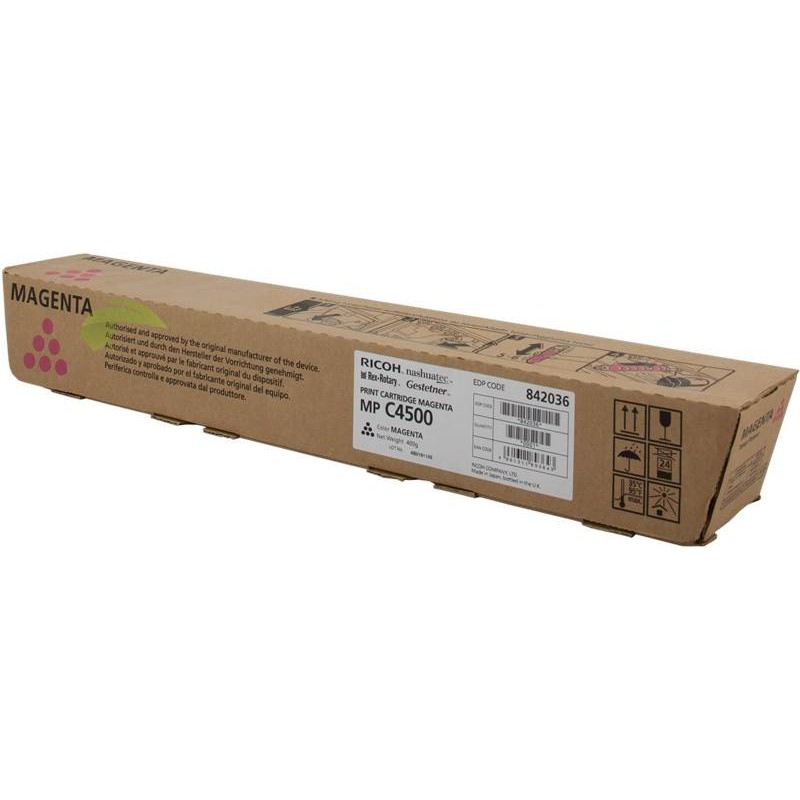 TONER ORIGINALE RICOH 884932 888610 842036 Aficio MP C3500 C4500 MAGENTA 17K