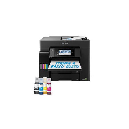 STAMPANTE MULTIFUNZIONE EPSON ECOTANK ET5855 C11CJ29406 Fax Fronte-retro WiFi 25 ppm